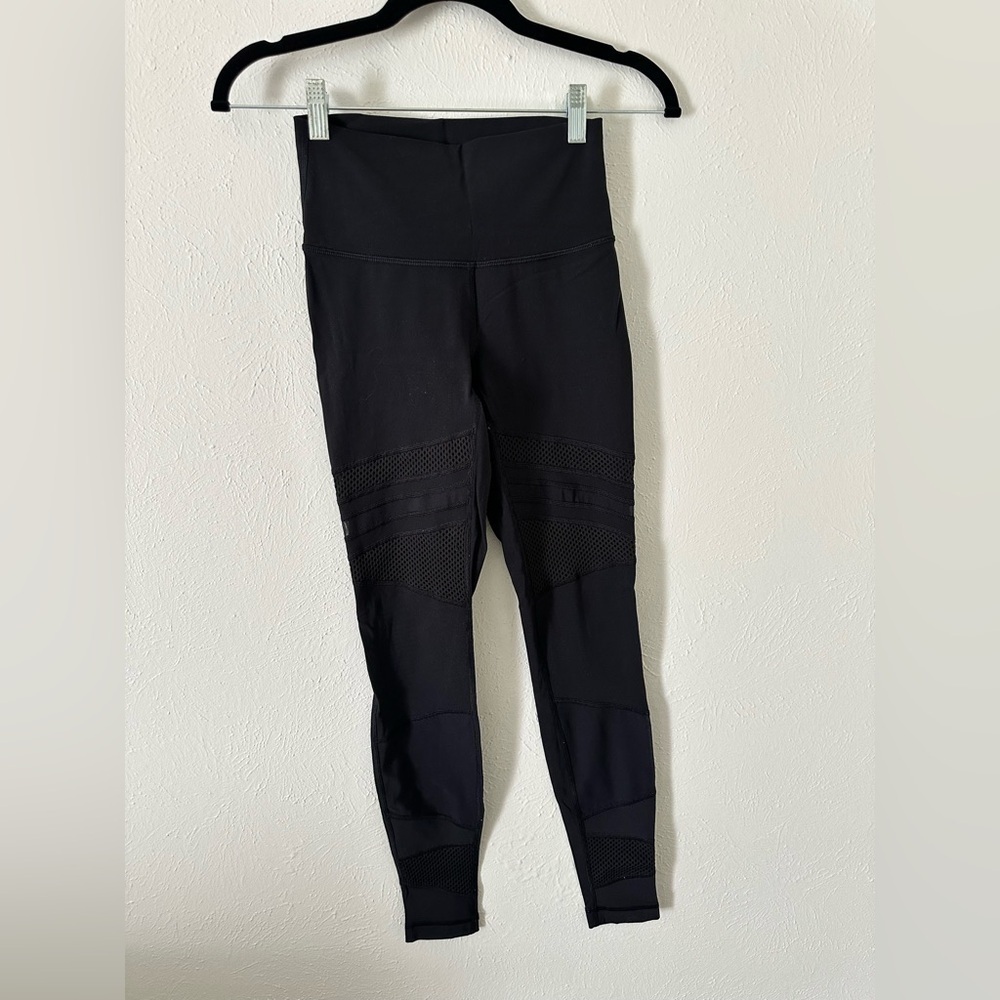 Lululemon Wunder Under Hi-Rise Tight Mix & Mesh 28" Black size 4 - Picture 5 of 9